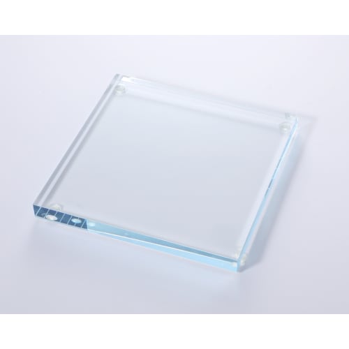 Bandeja Cuadrada para Productos de Cortesía Radisson, Azul Transparente
